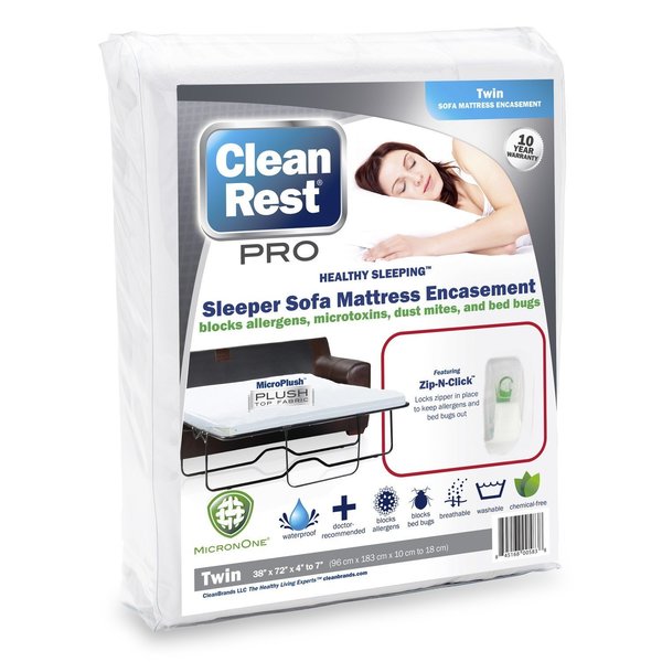 Cleanbrands Mattrs Encsmnt, CleanRest, Twn 845168005838